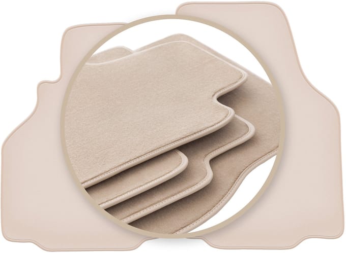 PREMIUM beige matten voor: Porsche Boxster (type 986) coupé, cabrio 1997-2004