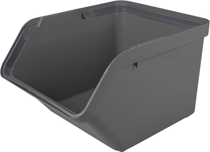 Sunware Sigma Home prullenbak 45L - Stapelbaar - Antraciet