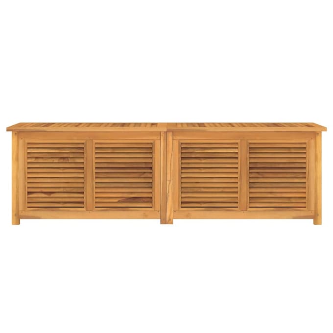 vidaXL - Tuinbox - met - zak - 175x50x55 - cm - massief - teakhout