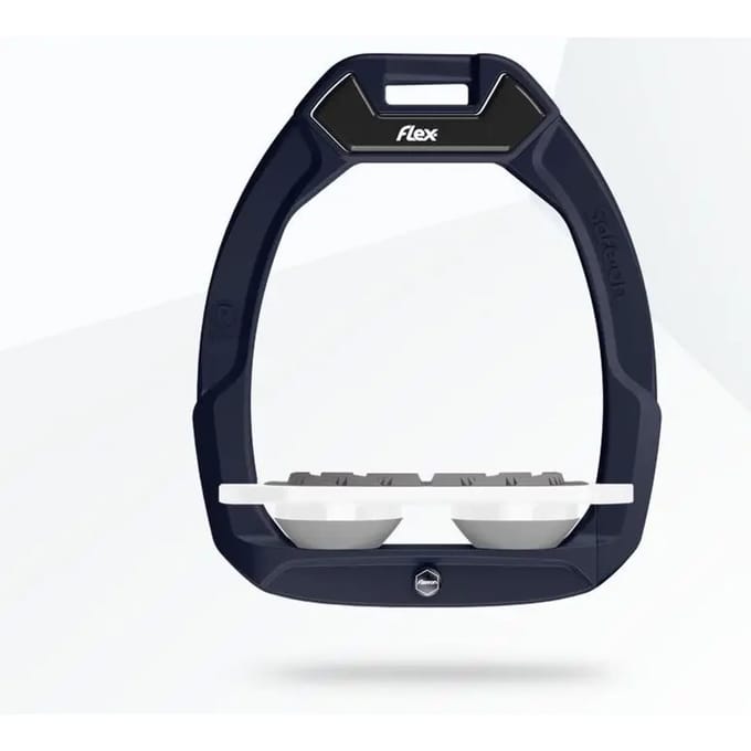 Veiligheidseisen voor paardrijden Plat Grip Bruin/Wit/Grijs Flex-On Safe-On