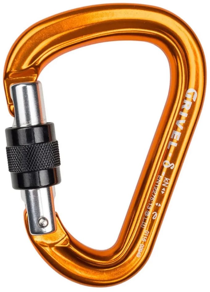 Grivel Delta K5n Screw Lock Karabijnhaak Oranje