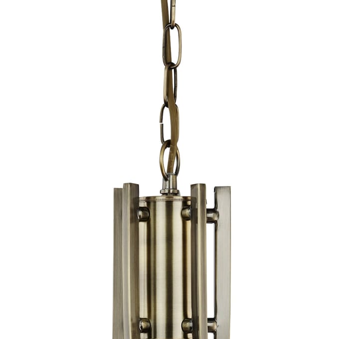 Searchlight 5 lichtbronnen Hanglamp Ascona in antieke look