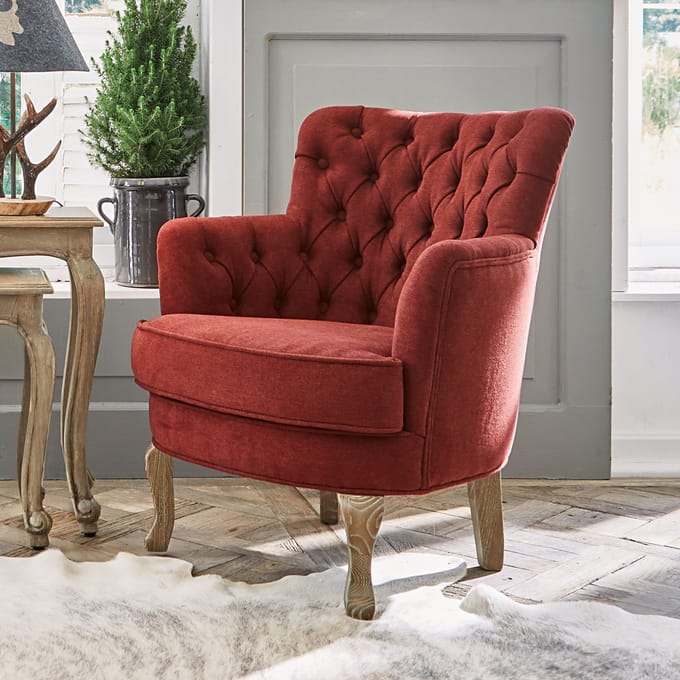 LOBERON Fauteuil Calgary rood