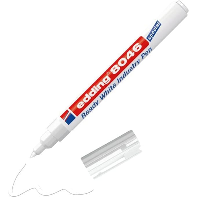 Speciale permanente marker »Ready White Industrial Pen 8046«