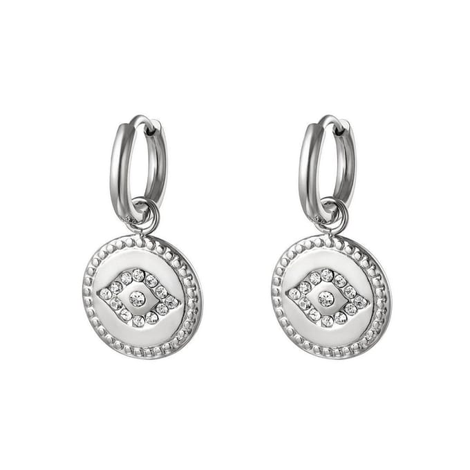 Oorbellen Kim - Yehwang - Oorbellen - One size - Zilver