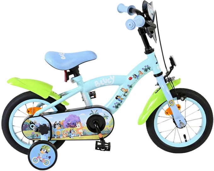 Volare Bicycles Bluey 12" met handrem en terugtraprem Fietsen