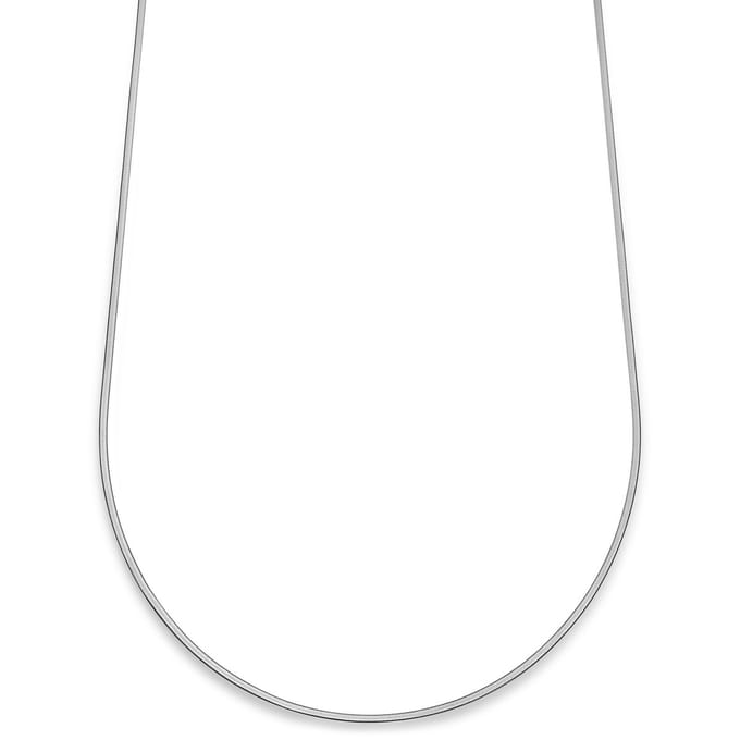 Essentials | 2 mm Zilverkleurige Ketting met Visgraatschakels