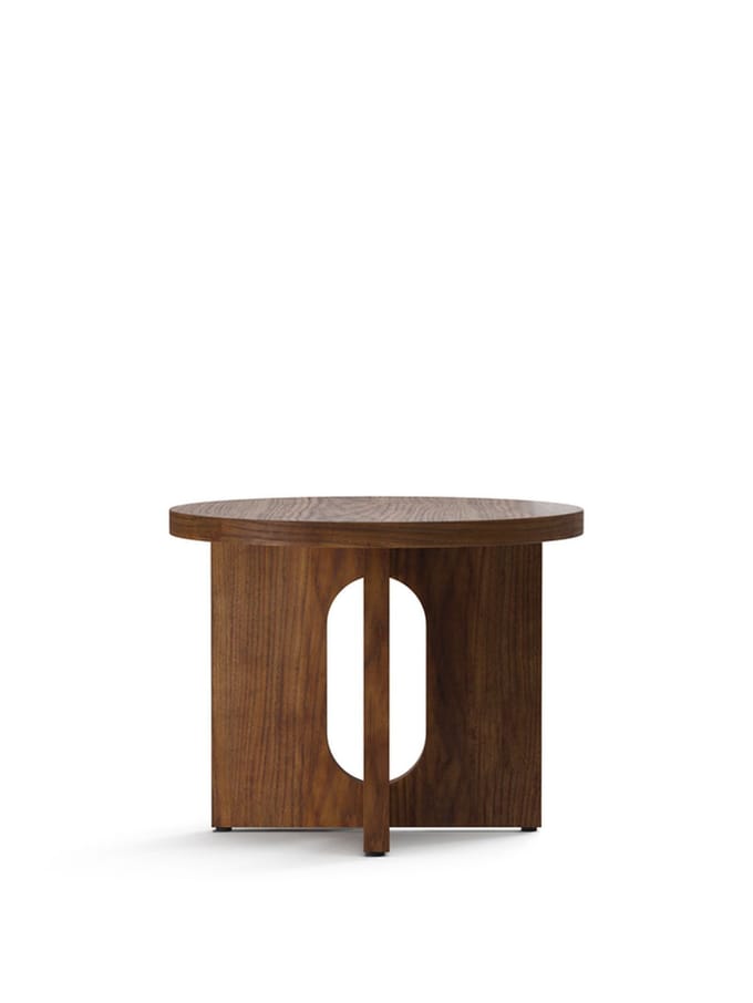 Audo Androgyne Side Table Ø50 - Walnut / Walnut