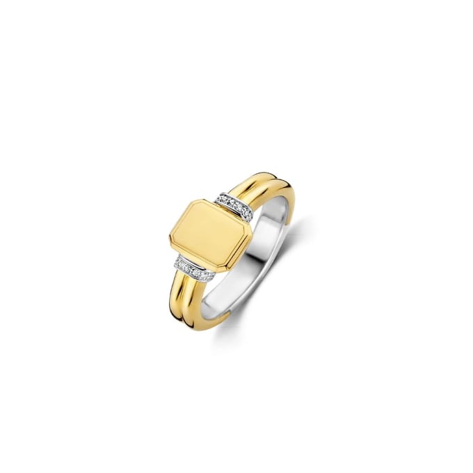 TI SENTO Ring 12240ZY - Zilveren dames ring - Maat 54