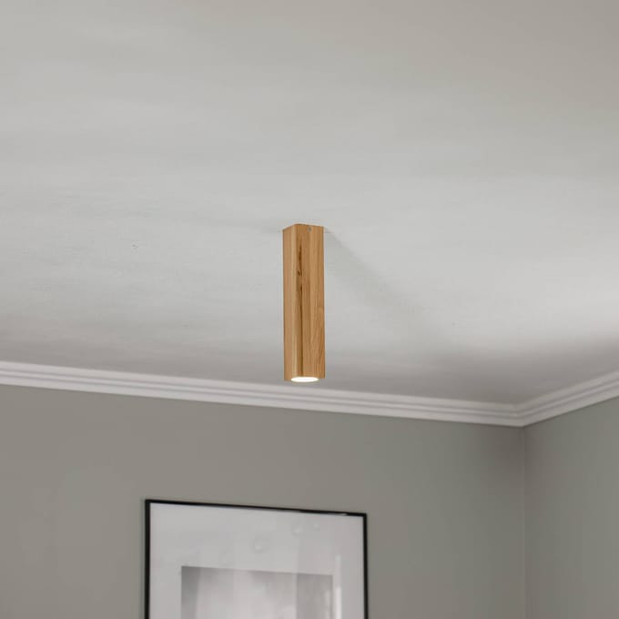 Envostar Peach Puff plafondlamp kubus hoogte 30cm
