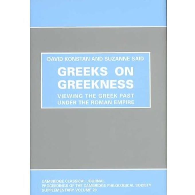 Greeks On Greekness - Konstan, David