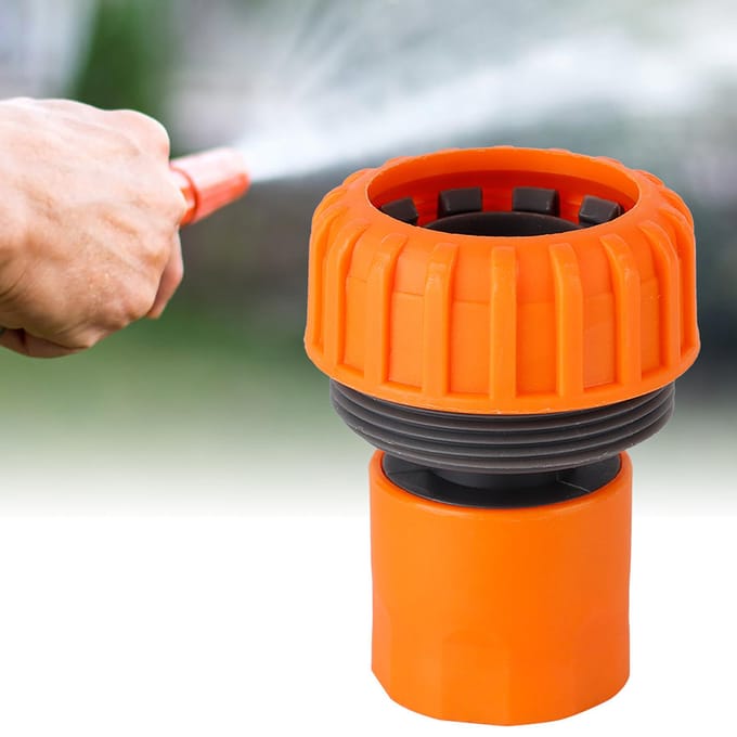 5 stuks 1 inch PP Waterslang Pijp Connector Snelkoppeling Slangkoppeling orange