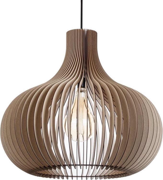 Blij Design Seattle Hanglamp Ø 50cm Naturel E27 Fitting