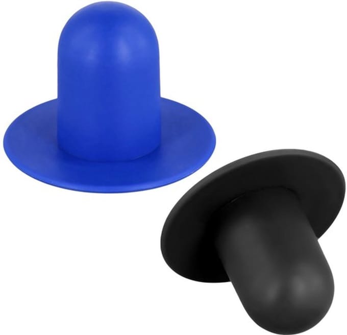Allecto - Zwembadpluggen - Vervangingsset - Blauw en Zwart