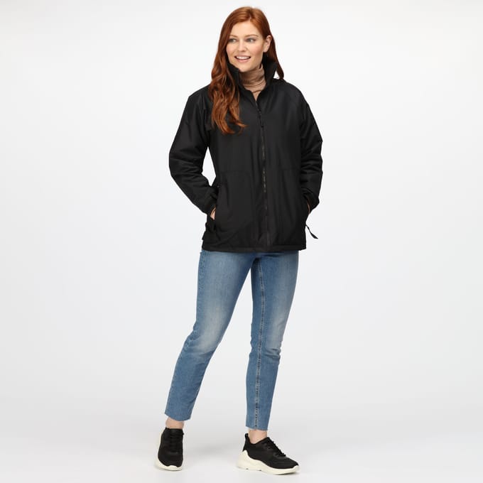 Regatta Dames/dames Waterdicht Winddicht Jasje (Fleece Lined) (Zwart)
