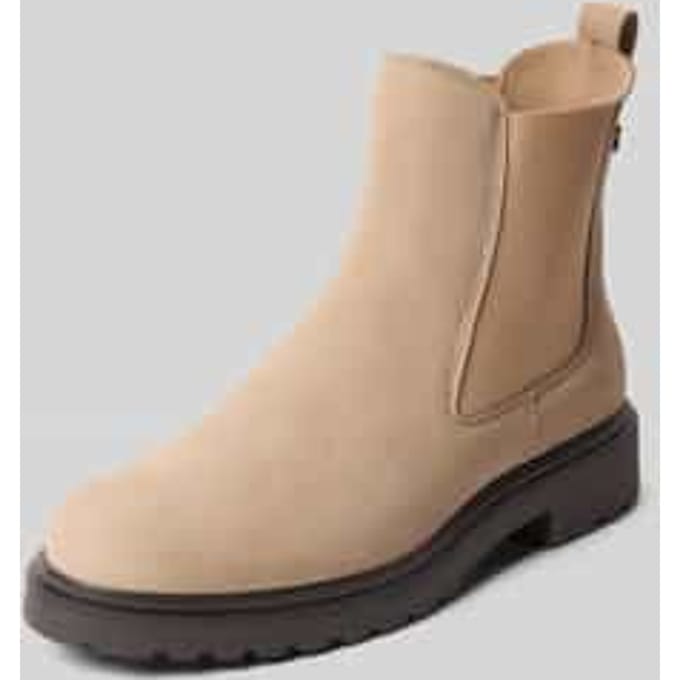 Chelsea boots van echt nubuckleer