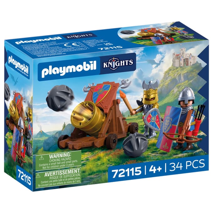 PLAYMOBIL 72115 Ridders met kanon Bouwsets