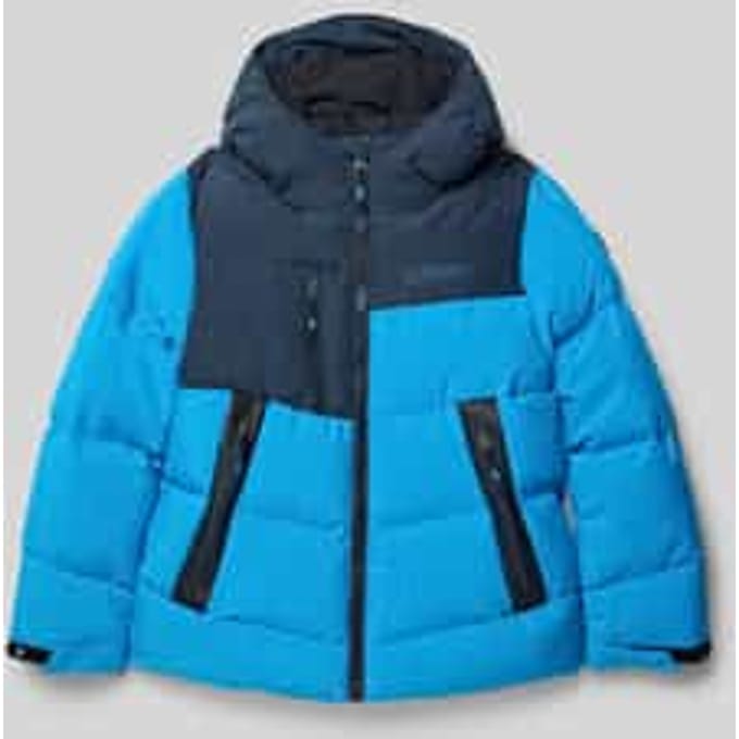 Regular fit gewatteerd jack met logoprint
