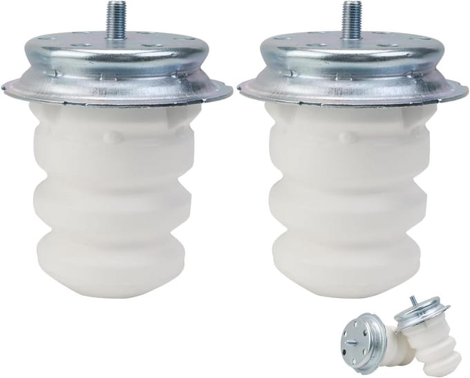 Set van 2 rubberen stopbuffers voor bladveren, demping, veerreizen limiter en schokabsorptie