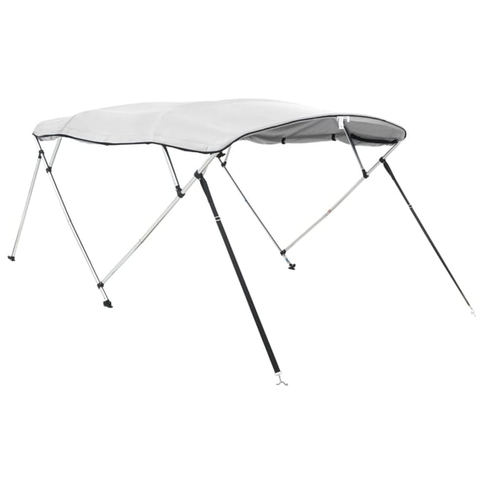 vidaXL - Biminitop - 4 - bogen - met - zijwanden - 243x(170-182)x137 - cm