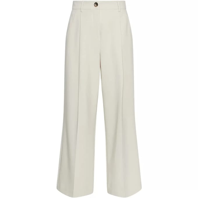 MSCH Copenhagen Mschrosina Michelle Hw Pants Broeken Dames - Gebroken wit - Maat XL
