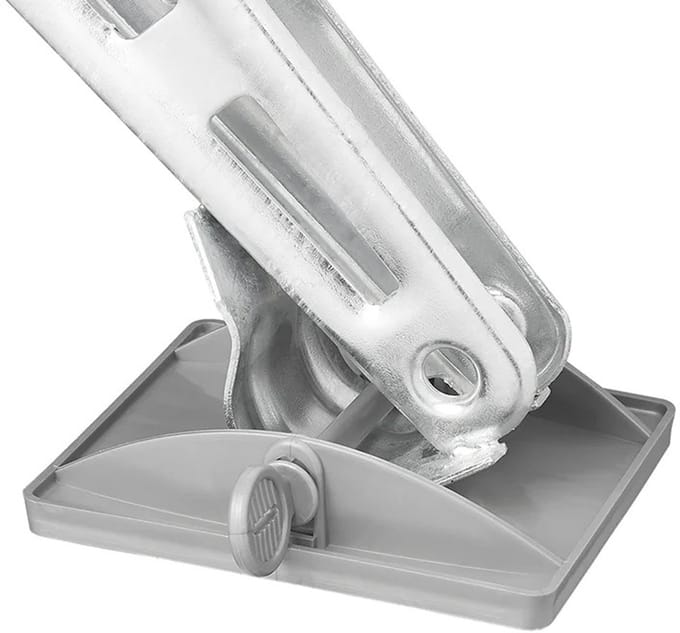 Onderlegschijven Grijs met Kunstof pen Set 4 stuks