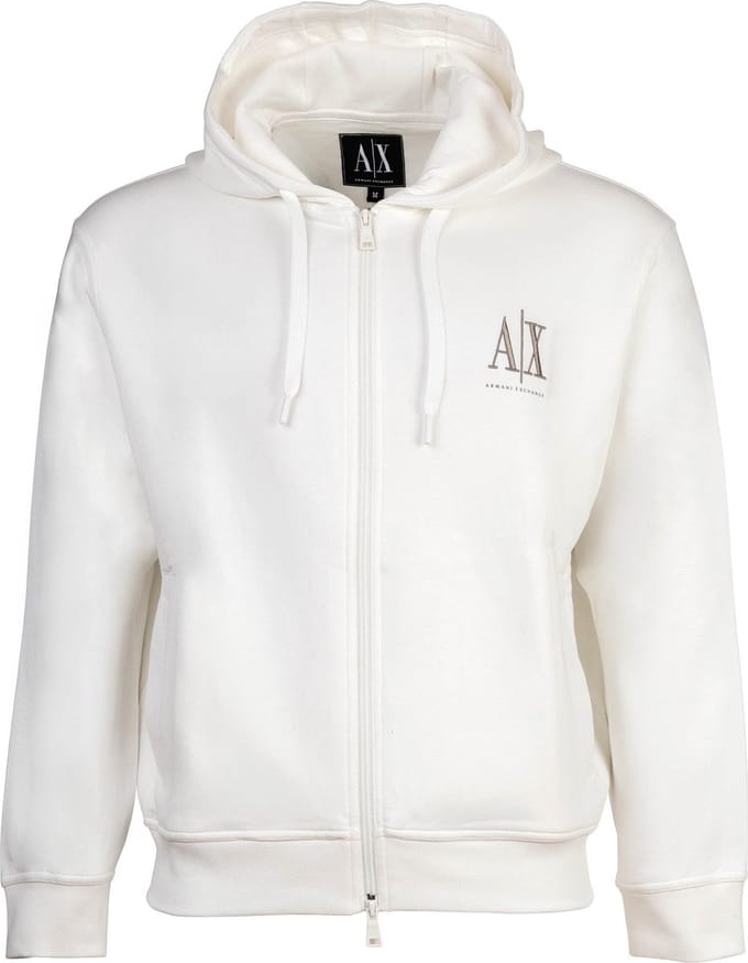 Armani Exchange Xm000371_af10818 Sweatshirt Met Rits Wit S Man