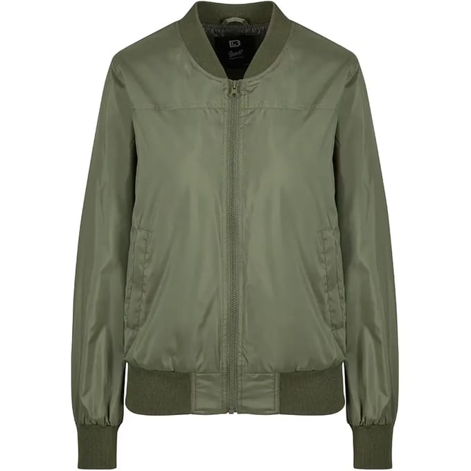 Brandit Jula Bomberjacket Dames Bomberjack - olijf - S