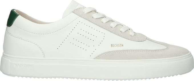 Blackstone SLATE HARPER PERF - DG518 White Green - Sneaker (low) - Heren - White - Maat: 42
