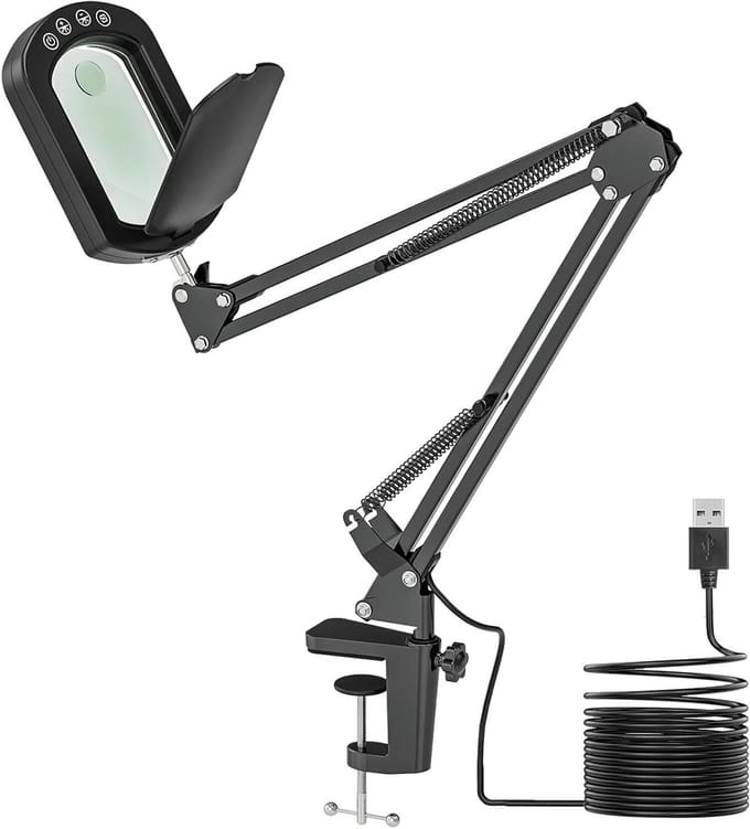 Vergrootglas Met Verlichting - Loeplamp met Led Verlichting - kijkhulp