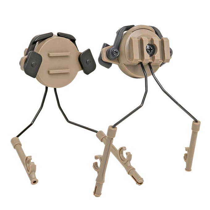 Helm Headset Rail Adapter Headset Beugel Koptelefoonhouder Stand Ondersteuning voor 19-21 mm Helmrail