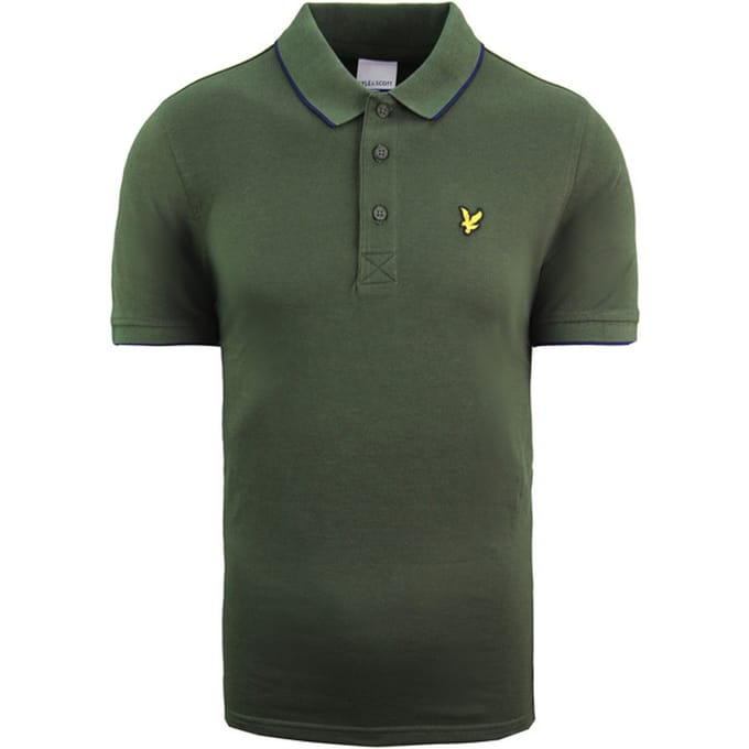 Lyle & Scott Golf Tipped Heren Groen Poloshirt