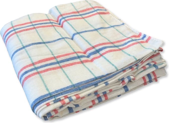 Sito Stofdoek katoen - 10 stuks - 50x50 cm - geruit - pluisarm