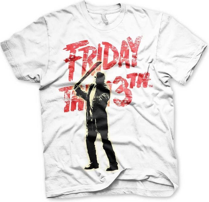 Friday The 13th Heren Tshirt -S- Jason Voorhees Wit