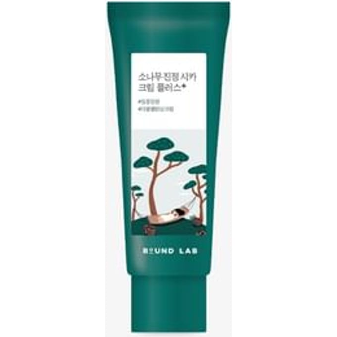 Round Lab Pine Calming Cica Cream Plus 60ml Verzachtende Barrière Herstellende Moisturizer blue