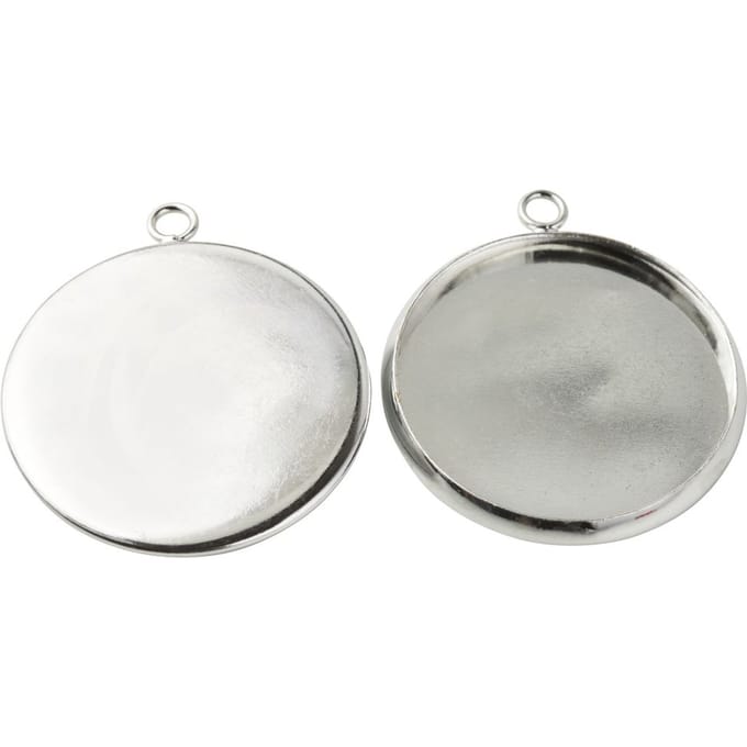 Metaal-Decoratieve hanger "Rond" - Ø 25 mm