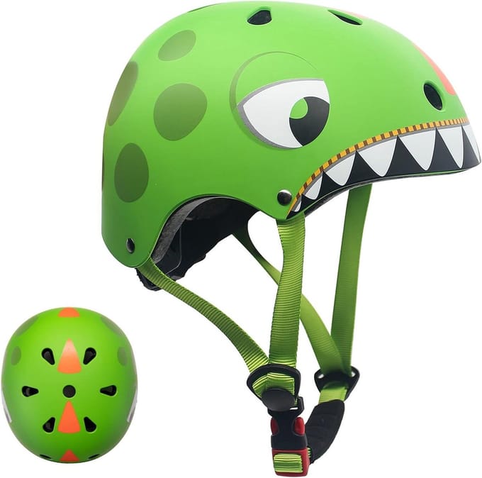 Kinderhelm - Veiligheidshelm Kinderen - Buitensport Bescherming - Verstelbaar & Ademend - 50-54 cm - Multicolor