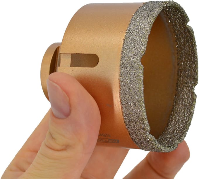 AWTools Serie - Diamantboorkroon - 51mm - M14 - Voor droog boren