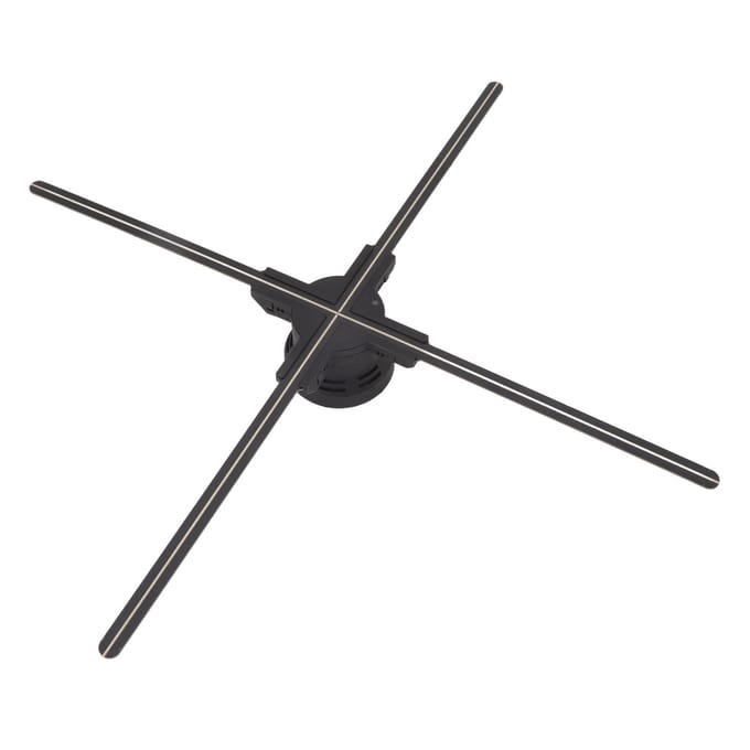 60cm 8G 3D Holografische Projectie Reclame Machine Naked Eye 3D Holografische Projectie Fan voor