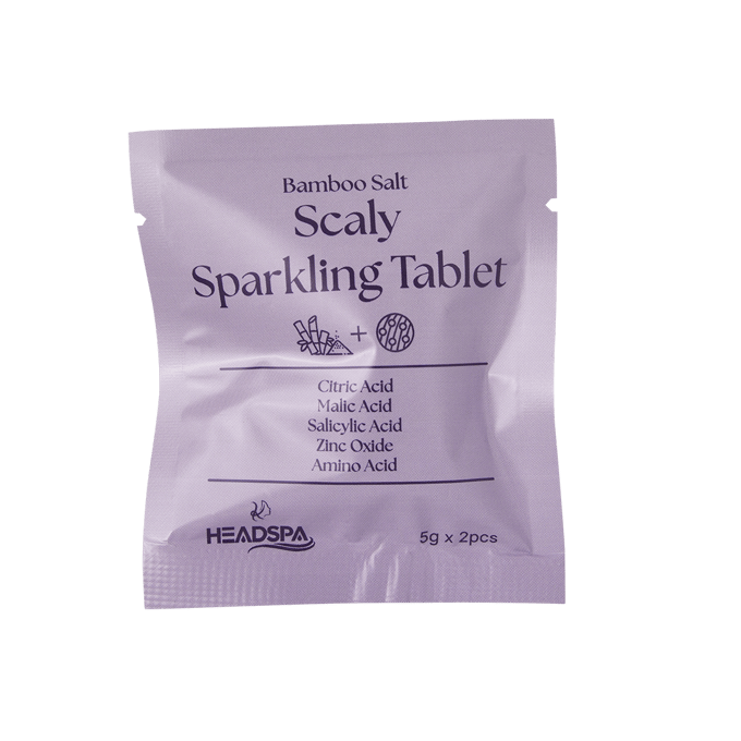 K-HeadSpa Bamboo Salt Scaly Sparkling Tablet for showerhead 2st