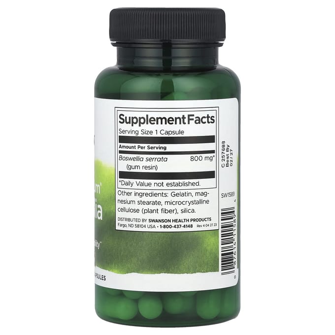 Full Spectrum® Boswellia, Dubbele Sterkte, 60 Capsules (800 mg per capsule)