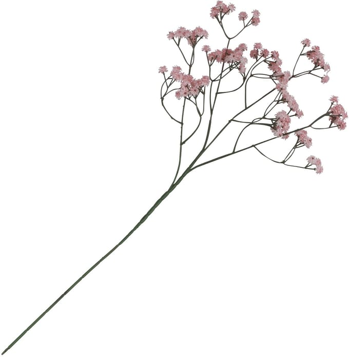Chaks Kunstbloem Gipskruid - 60 cm - roze - tak - kunst bloem - Gypsophila
