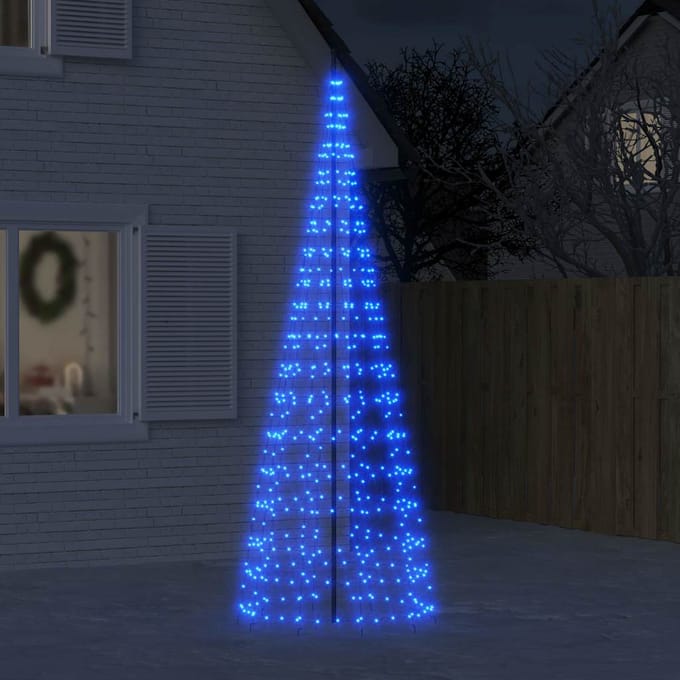 vidaXL - LED-kerstboom - 550 - LED's - 300 - cm - blauw