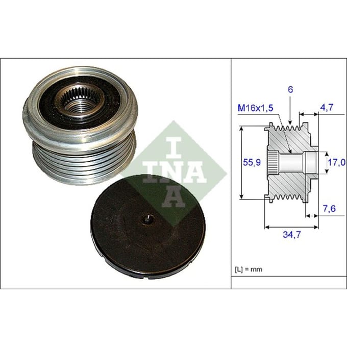 Schaeffler Ina Generator vrijloop INA 535 0106 10