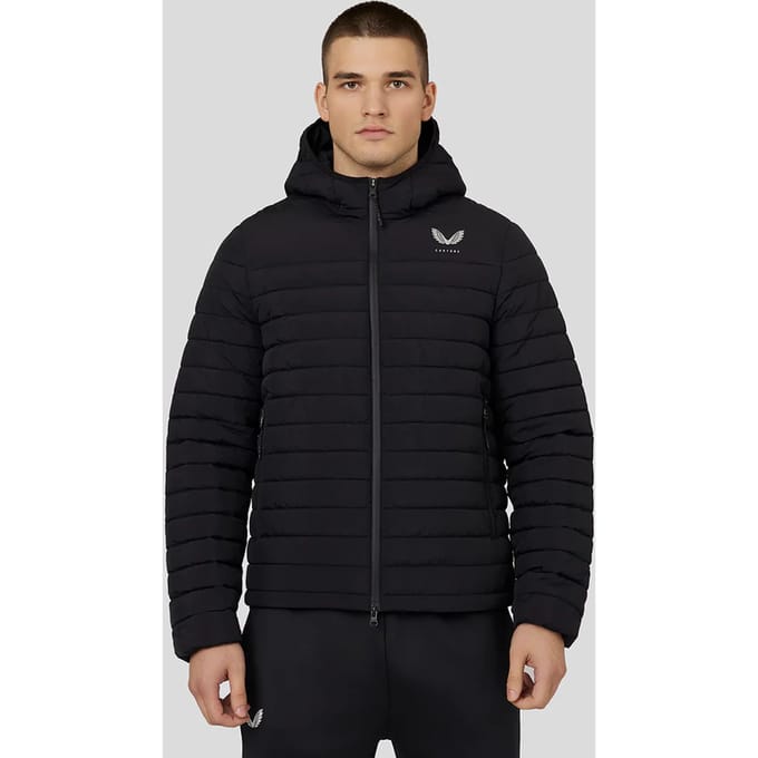 Castore Midweight Hooded Puffer -maat M- Jacket Heren