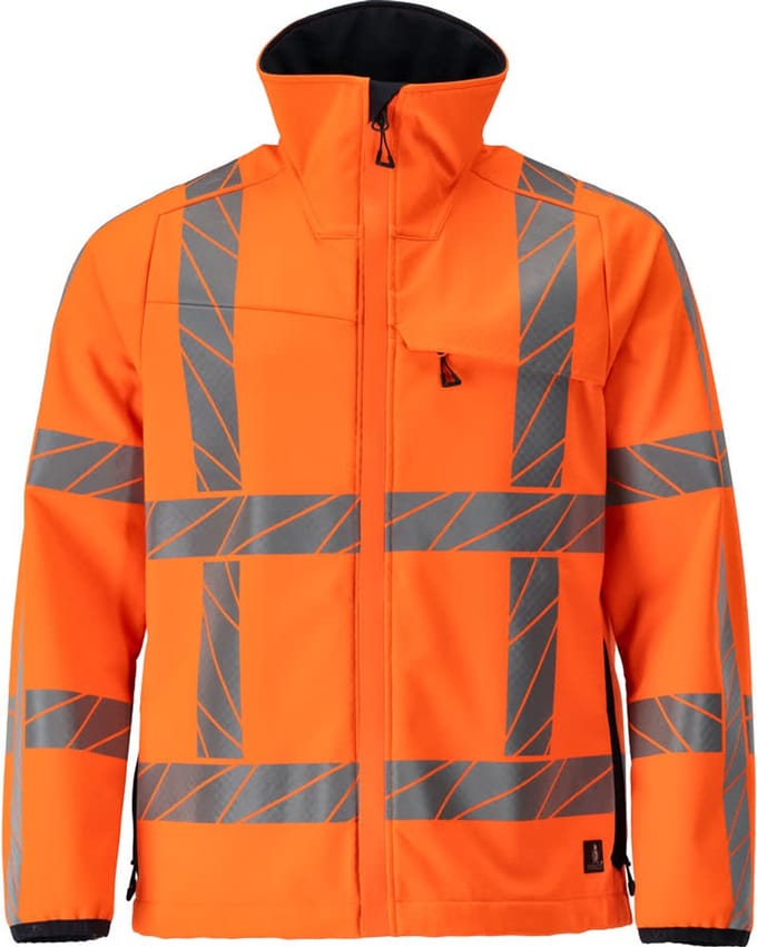 Mascot Accelerate Safe Softshell jas 24002-143 - Hi-Vis oranje - 3XL
