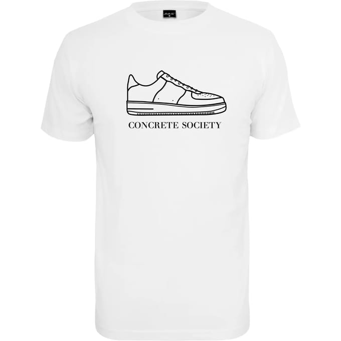 Urban Classics Heren Tshirt -XS- Concrete Society Wit