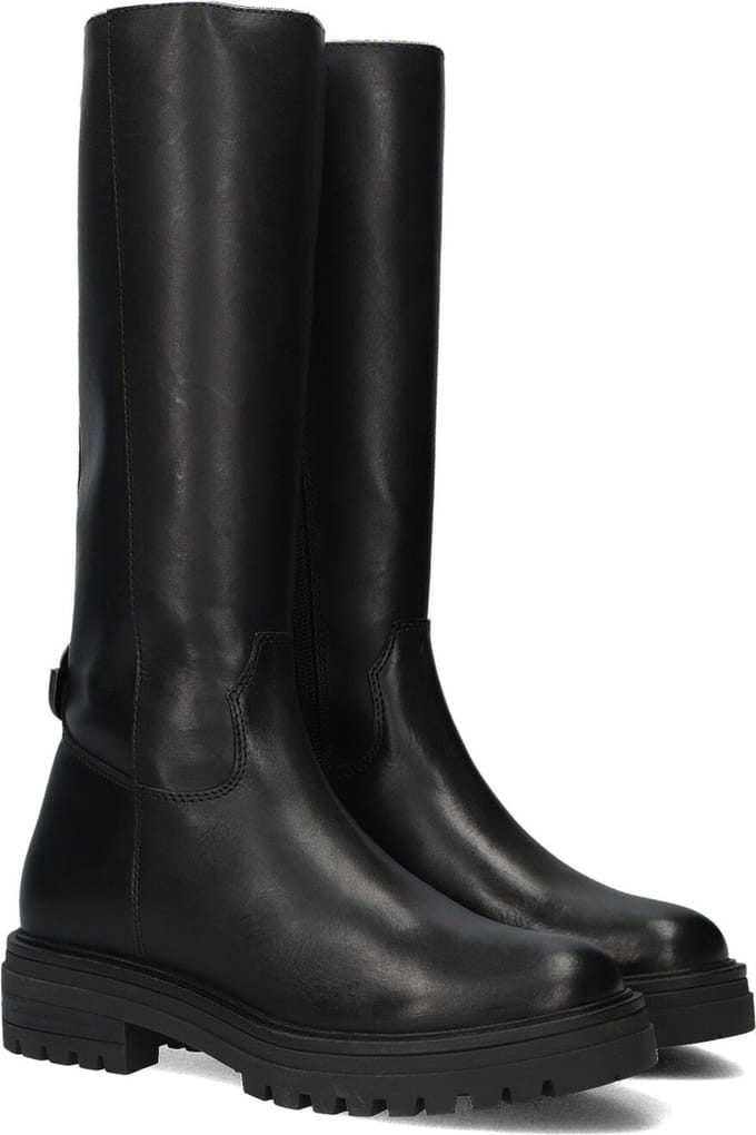 Wysh Cara Hoge laarzen - Meisjes - Zwart - Maat 38