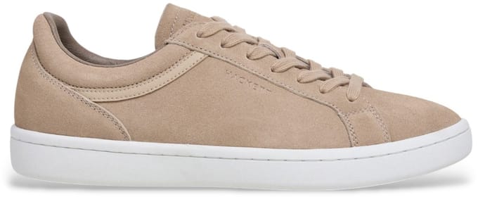 Hackett London Beck Vibes beige leren sneakers