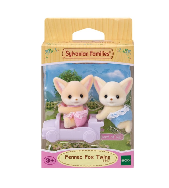 Sylvanian Families 5697 tweeling woestijn vos-fluweelzachte speelfiguren